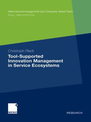 cover image of Tool-Supported Innovation Management in Service Ecosystems